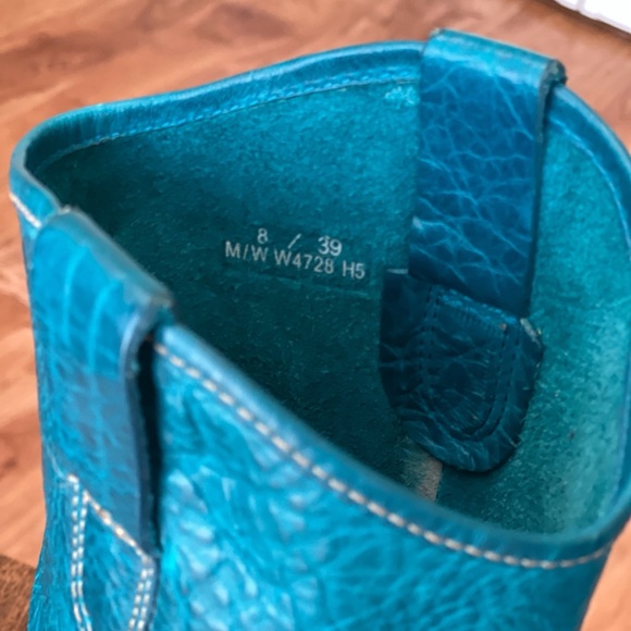 Born Shavon's - Dark Turquoise Cowboy Boots - Picture 5 of 8